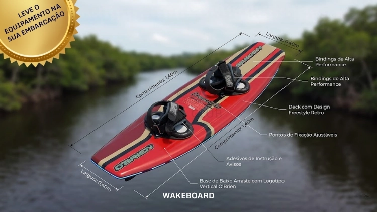 Prancha de Wakeboard (Di&aacute;ria)
